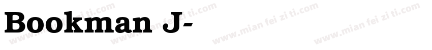 Bookman J字体转换